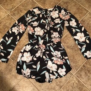 Classy Floral Romper